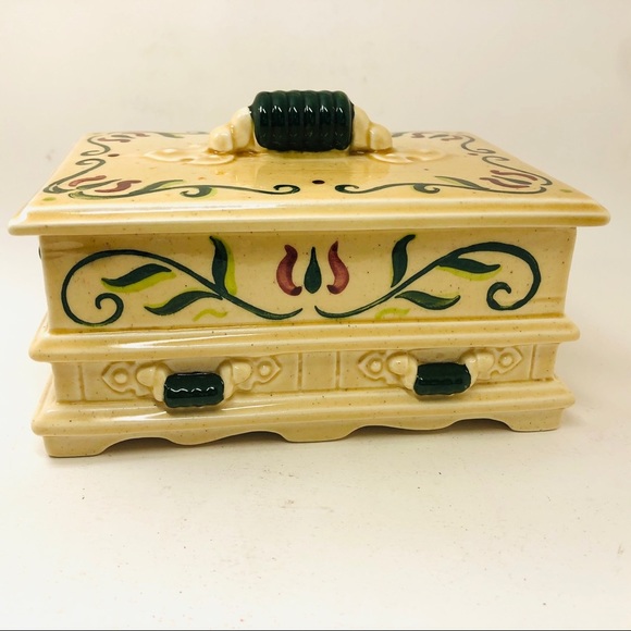 Metlox Poppytrail Homestead Provincial Box 1950s - Picture 6 of 14